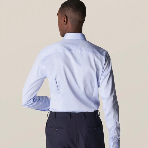 Eton Light Blue Signature Twill Shirt, Never worn. - Picture 2 of 7
